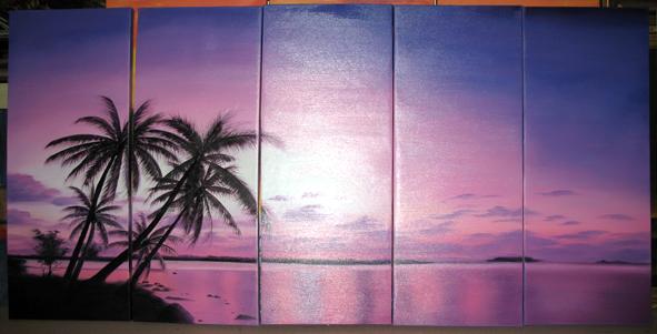 Dafen Oil Painting on canvas seascape painting -set444